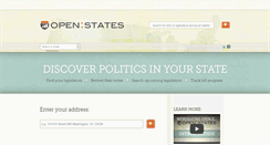Desktop Screenshot of openstates.org